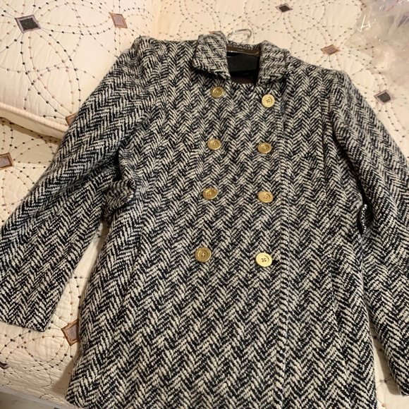 COACH Peacoat - Herringbone - Size 2 - Picture 1 of 3